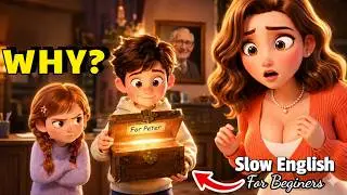 Only Peter Got a Box from Grandpa… Why? | Easy English Listening A2