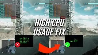 Battlefield 6 High CPU Usage FIX | Better performance | Compact FPS Counter | GUIDE
