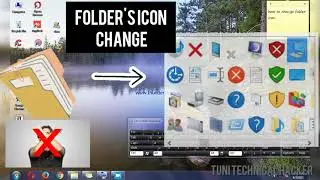 new icon on your folder/ change folder's icon in your PC *coustom*  #icon #foldericon #changeicon