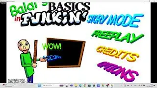 last video before 2025. I'm playing Baldi's Basics in Funkin' DEMO