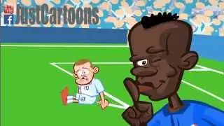 Video-Italia-Inghilterra in 19 secondi: ecco il divertentissimo cartone animato di JustCartoons