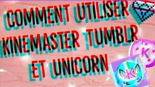 Comment utiliser Kinemaster Tumblr/Unicorn ?