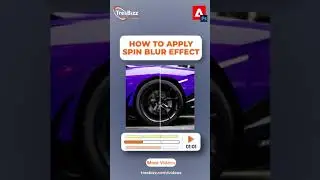 Transform your photos with a dynamic spin blur effect in Photoshop! 🚗💨