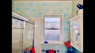 How to Paint a Patterned Wall With Stencils