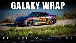 Liquid Wrap | Galaxy Themed Porsche