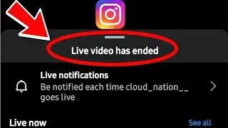 Instagram Live Video Has Ended Problem Solve