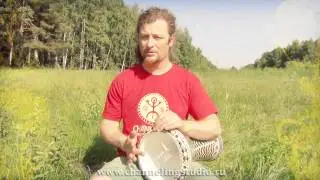 Как играть удар Бэк на дарбуке