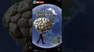 Giant Brain 🧠 Found On Google Earth 