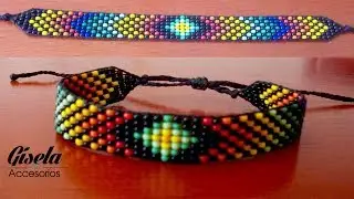How to make a beaded bracelet on a loom