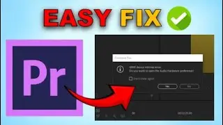 How to Fix MME Device Internal Error in Adobe Premiere Pro