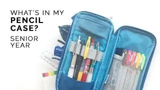 what's in my pen case! 📘 senior year of high school