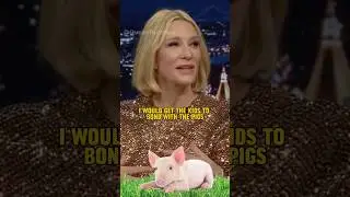 Cate Blanchett's FUNNIEST Parenting Moment! 😂 #CateBlanchett #shorts