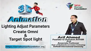 Introduction to Lighting in 3ds MAX | Create Omni & Target Spotlight | Adjust Parameters | Class #11