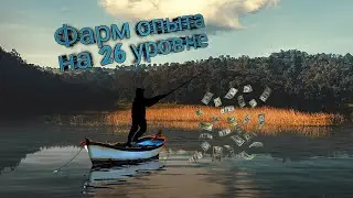 Фарм опыта на 26 уровне в игре My fishing world