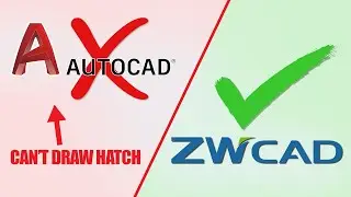 Why ZWCAD is Better Than AutoCAD? Goodbye Hatching Issues!!