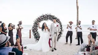 Luxurious Wedding at Ocean Riviera Paradise, Playa del Carmen | Beachfront Wedding Videography