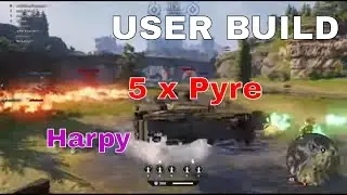 Crossout User Build -  NAME: baton111  - Hover Pyre Harpy  - 2021