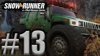 SnowRunner Part 13 - Black River Michigan - COMPLETE ALL UPGRADES - Hummer H2 (MOD)