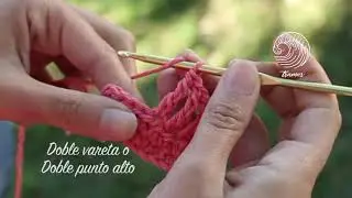 CROCHET - Tutorial DOBLE VARETA o PUNTO ALTO DOBLE por Tramar