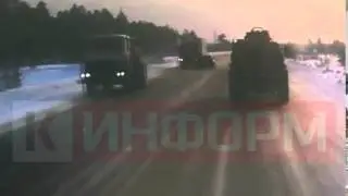 КАМАЗ РАЗДАВИЛ МАЛОЛИТРАЖКУ С ЛЮДЬМИ. ХМАО. ЭКСКЛЮЗИВ.