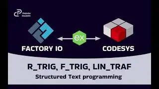 Codesys R_TRIG, F_TRIG, LIN_TRAFO Structured Text PLC Programming - Calculate Object Size 