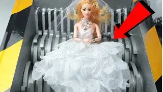 Shredding doll bride tearing their clothes