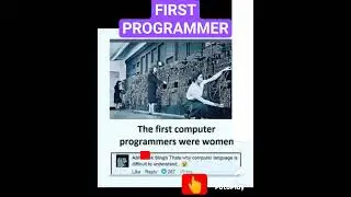 FIRST PROGRAMMER ! Great 