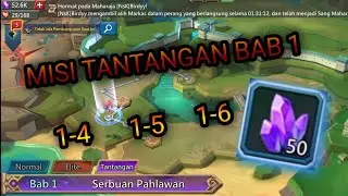 Kombinasi Hero Misi Tantangan Bab 1 (1-4 1-5 1-6) | Lords Mobile