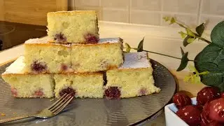 Starinski recept, kolač sa višnjama. Mjere na šolje