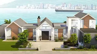 SUPER MODERN Family Home | The Sims 4 Speed Build + Full Tour | NO CC