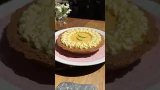Key Lime Pie ASMR on the Weber Q #FeedyourQriosity #dessert #recipe