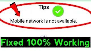Mobile Network Is not Available Vivo । How to Fix Vivo Mobile Network Problem।