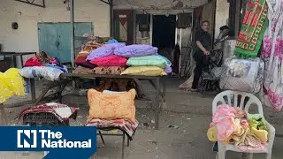 Gazans struggle to find mattresses and bedding