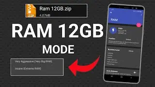 Enable Ram 12GB Mode Performance | Boost Performance | Max FPS Fix Lag - No Root