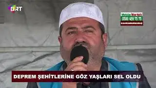 Deprem şehitleri mezarlığında gözyaşları sel oldu.
