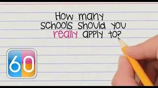 College Application Video Tip #2: How Many Colleges Should You Apply To?
