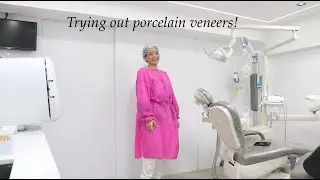 TRYING OUT PORCELEIN VENEERS!