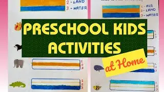 Preschool ACTIVITIES for KIDS/Which Animals live on Land, in Water, or in Air/ @easynicey9008 52