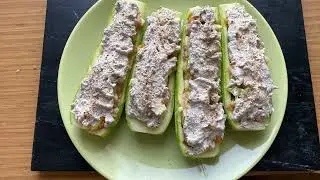 Кабачки фаршированные индюшкой