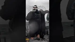 🌊 🌧️ Tell your rough weather fishing stories in the comments!