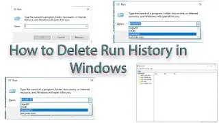 How to Delete Run History in Windows