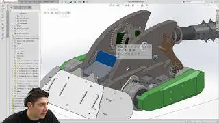 Battlebot CAD 3, Jasper Solidworks Design