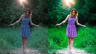 Видеоурок: Быстрая цветокоррекция фото, замена цвета обьекта / Photo Color Correction (Camera Raw)