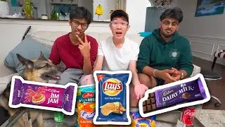 Korean Tries Indian Snacks for the First Time!