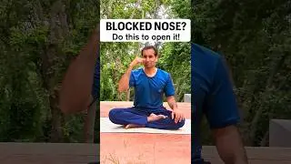 Open your Blocked Nose by doing this! #ancient #yoga #cold #health #tips #relief #breathe #breathing