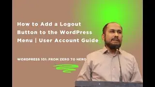 How To Add A Logout Button To Menu In Wordpress