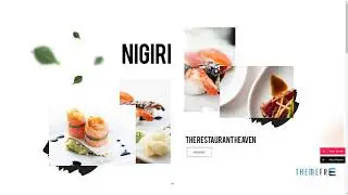 Nigiri - A Modern Restaurant WordPress Theme      Randy Mathew