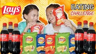LAYS CHIPS EATING CHALLENGE || Red Lays Chips Eating Competition || Food Challenge
