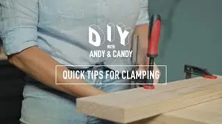 Quick Tips for Clamping your DIY Project [Material Clamps] | Ozito DIY with Andy & Candy