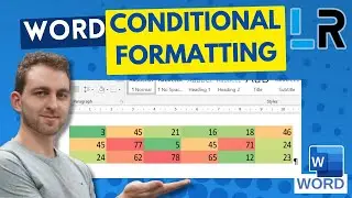 MS Word: Table with conditional formatting ✅ 1 MINUTE